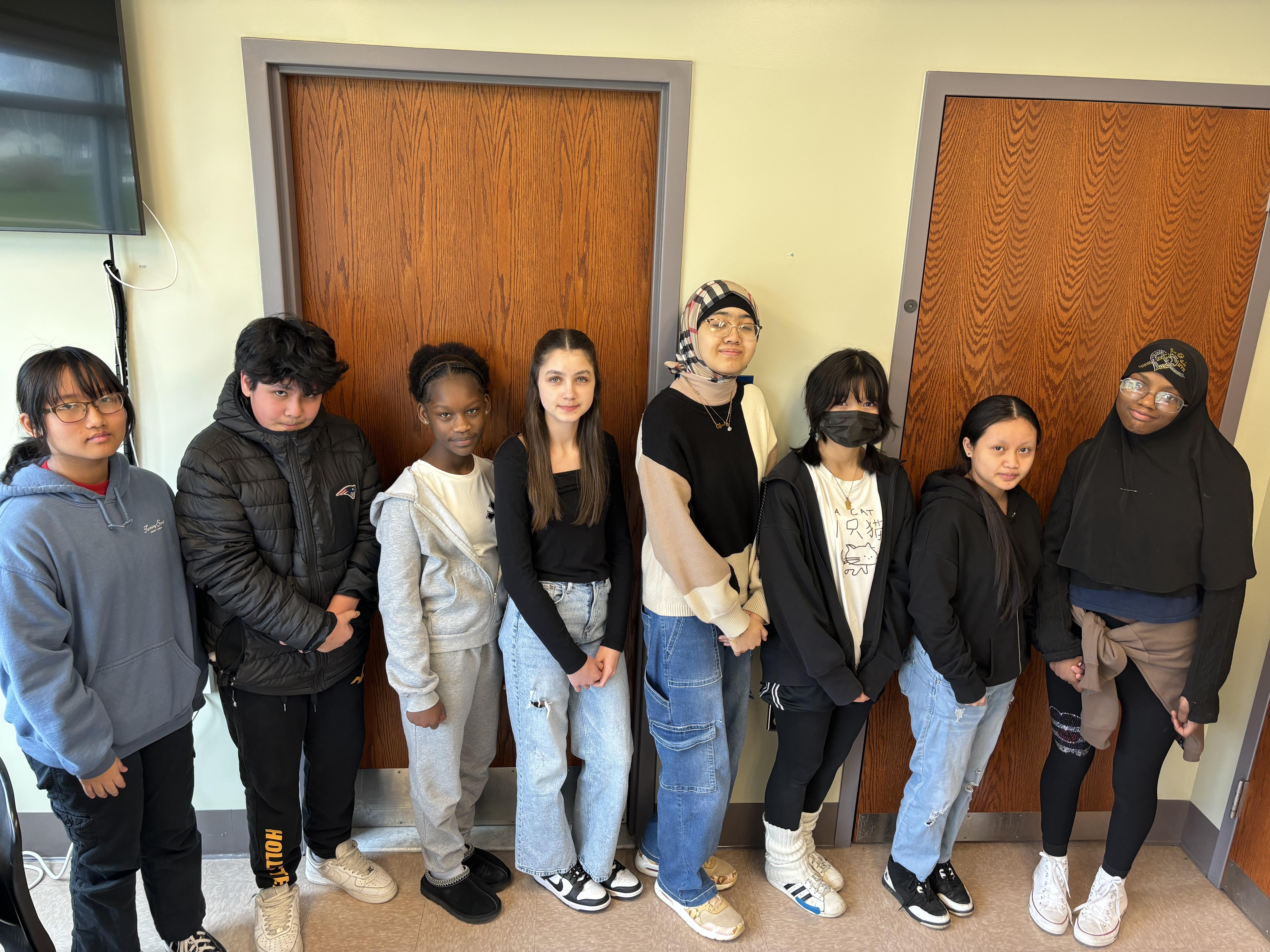 Foto de los alumnos del mes de marzo de 2024 de la Escuela Media JFK